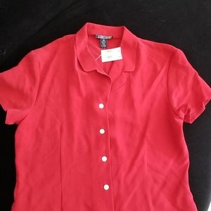 Harold's Short Sleeve Silk top